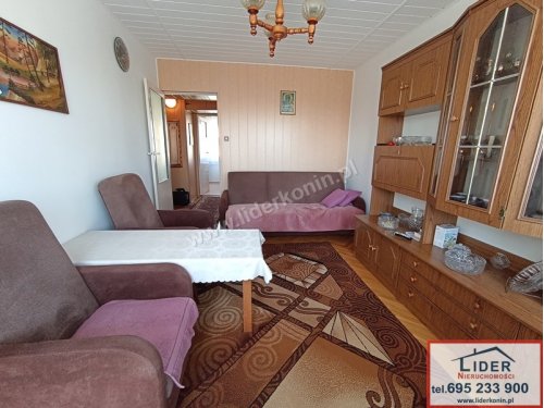 Rozkładowe mieszkanie – balkon – 2 pokoje – Konin, os. V