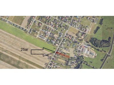 Na sprzedaż działka budowlana 25 arów – Wola Podłężna, gm. Kramsk (5 km od centrum Konina)
