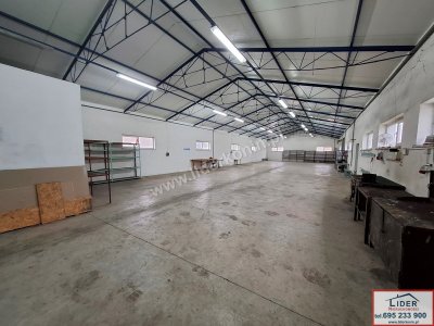 Wynajmę obiekt magazynowo-biurowy 582 m² – Konin, Międzylesie | duża działka 91 ar