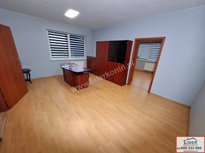 Wynajmę obiekt magazynowo-biurowy 582 m² – Konin, Międzylesie | duża działka 91 ar