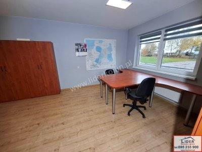 Wynajmę obiekt magazynowo-biurowy 582 m² – Konin, Międzylesie | duża działka 91 ar