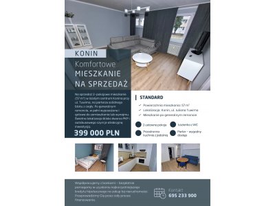 CENTRUM KONINA | UL. TUWIMA | PO GENERALNYM REMONCIE | PARTER | INWESTYCJA PREMIUM