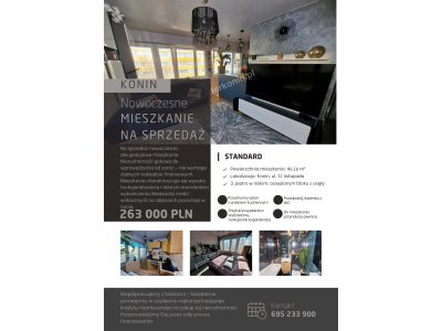 Gotowe do zamieszkania | 42,16 m² | Salon + Sypialnia z garderobą