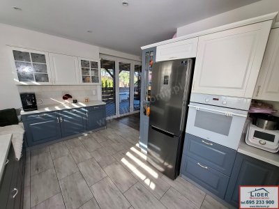 Nowoczesny dom wolnostojący 130,59 m² | duża działka 1455 m² | 6 pokoi | ogród z nawodnieniem