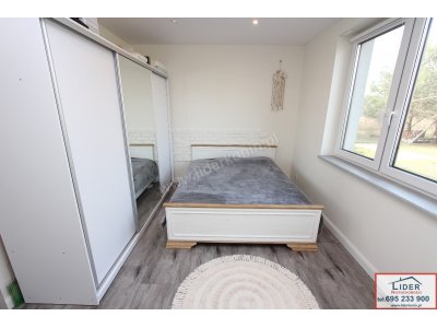 Nowoczesny dom wolnostojący 130,59 m² | duża działka 1455 m² | 6 pokoi | ogród z nawodnieniem