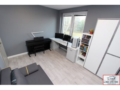 Nowoczesny dom wolnostojący 130,59 m² | duża działka 1455 m² | 6 pokoi | ogród z nawodnieniem