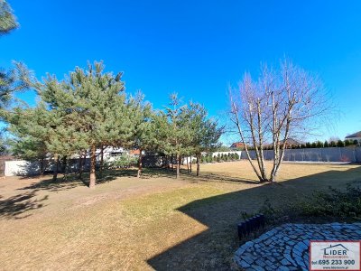 Nowoczesny dom wolnostojący 130,59 m² | duża działka 1455 m² | 6 pokoi | ogród z nawodnieniem