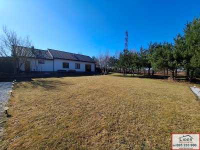 Nowoczesny dom wolnostojący 130,59 m² | duża działka 1455 m² | 6 pokoi | ogród z nawodnieniem