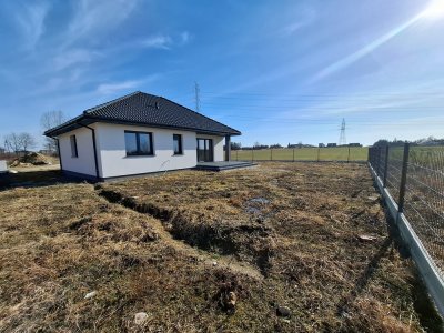 Nowy dom 93 m² w stanie deweloperskim – Bielawy, 5 km od Konina