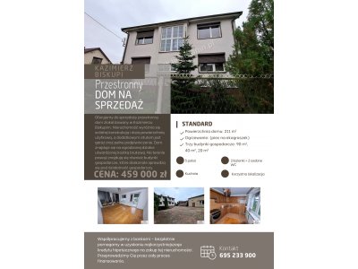 OKAZJA! Na sprzedaż dom o powierzchni 211m² - Kazimierz Biskupi