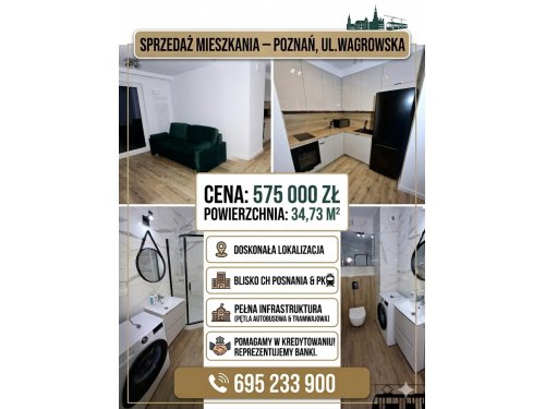 Na sprzedaż - Poznań, ul. Wagrowska | Wykończone pod klucz | Nowoczesny Budynek 2026