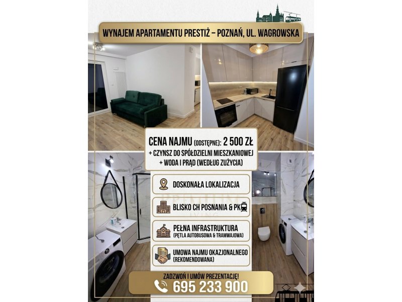 NOWE | Pierwszy Najem | Wysoki Standard | Ul. Wagrowska, Poznań