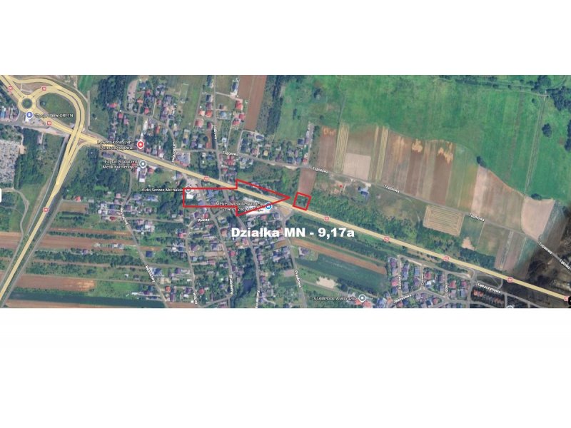 Działka MN | Konin, os. Wilków | Bezpośredni wjazd z DK92
