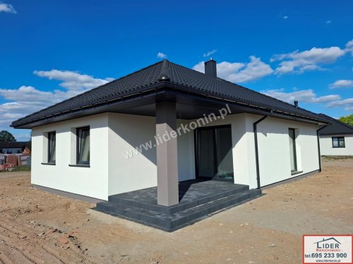 Nowoczesny dom 93 m² przy Puszczy Bieniszewskiej – Bielawy, 6 km od Konina