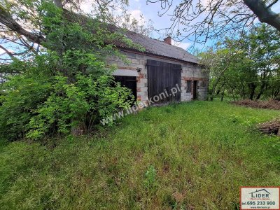 Duża działka 20 arów z domem i budynkiem gospodarczym | Posada, 3 km od Konina | Wszystkie media!