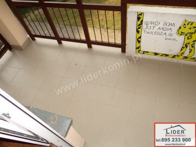 Mieszkanie na wynajem | 39 m² | Balkon | 1 piętro | Os. Chorzeń, Konin