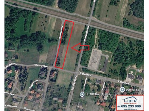 ​ Działka inwestycyjna 49,65 ara (TAG) | Konin, ul. Storczykowa | MPZP