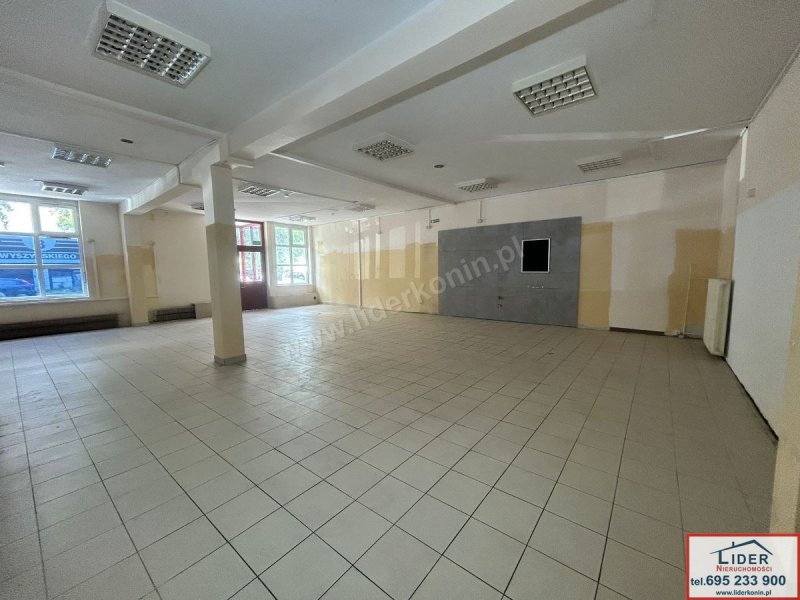 Lokal użytkowy 205 m² na parterze | Witryna, Duży Ruch | Konin, ul. Wyszyńskiego